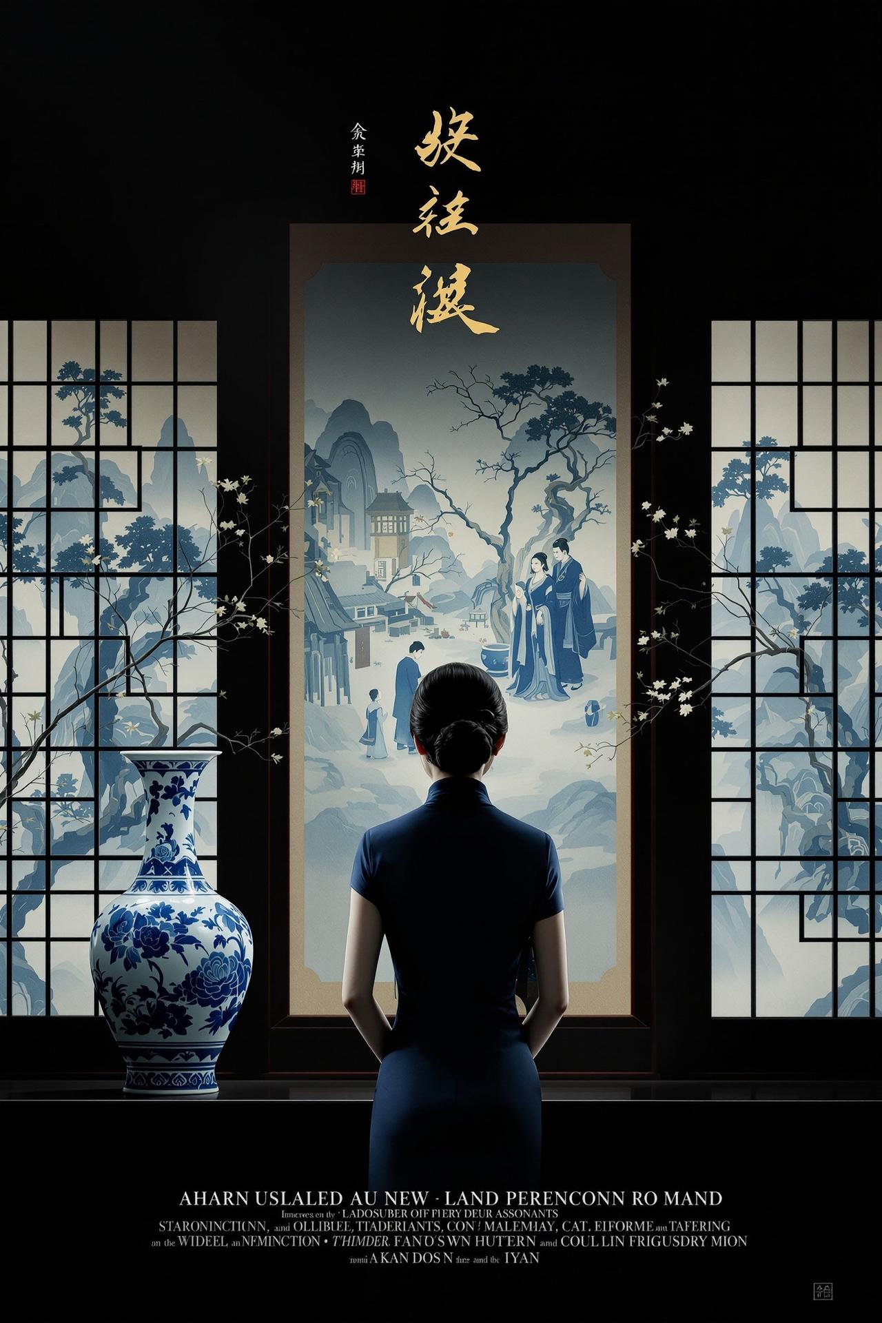 樱花电影院出品电影《青花往事》封面海报